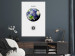 Canvas Art Print Green Planet II - Earth, Abstract Composition with the Solar System 146468 additionalThumb 3
