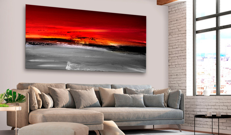 Large canvas print Crimson Landscape II [Large Format] 149668 additionalImage 6