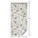 Modern Wallpaper Vintage Style Meadow - Sketches of Flowers in Black and White Colors 149868 additionalThumb 2