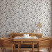 Modern Wallpaper Vintage Style Meadow - Sketches of Flowers in Black and White Colors 149868 additionalThumb 8