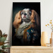 Canvas Art Print AI Dog King Charles Spaniel - Proud Aristocratic Animal Portrait - Vertical 150168 additionalThumb 11