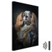 Canvas Art Print AI Dog King Charles Spaniel - Proud Aristocratic Animal Portrait - Vertical 150168 additionalThumb 8