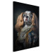 Canvas Art Print AI Dog King Charles Spaniel - Proud Aristocratic Animal Portrait - Vertical 150168 additionalThumb 2