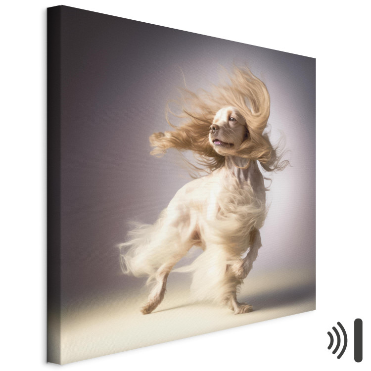 Canvas AI Dog Cocker Spaniel - Long-Haired Animal in the Wind - Square 150268 additionalImage 8
