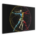 Canvas Art Print The Vitruvian Athlete - A Composition Inspired by Da Vinci’s Work 151068 additionalThumb 2