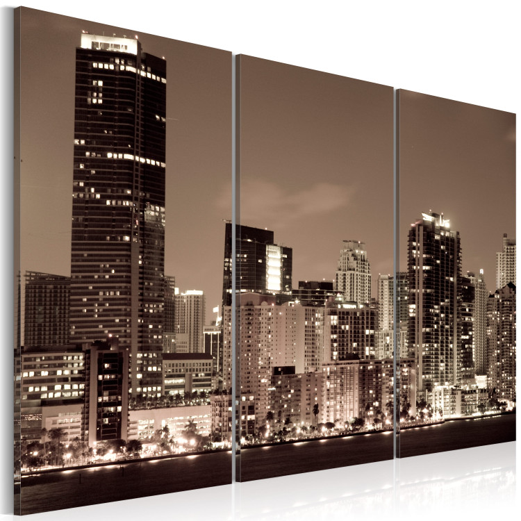 Canvas Print Evening in Miami 50568 additionalImage 2
