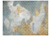 Photo Wallpaper Remnants of the Past - Retro-style Ornament Layer on a Raw Background 60868 additionalThumb 1