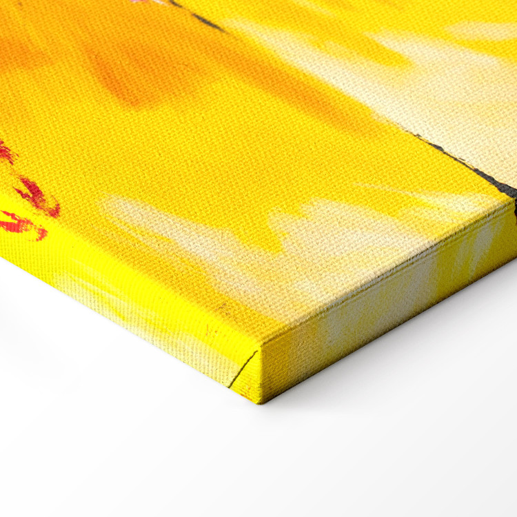 Canvas Print Sunny and Colorful - Colorful Abstraction in Hand-Painted Style 98168 additionalImage 6