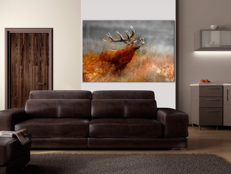Canvas Print Roaring Deer 105778 additionalImage 3