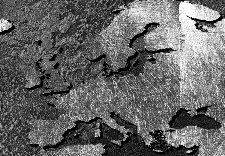 Canvas Black and White Map 107078 additionalImage 5