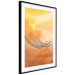 Wall Poster Airplanes in Clouds - Flight amidst thick clouds and orange sky 114378 additionalThumb 12