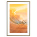 Wall Poster Airplanes in Clouds - Flight amidst thick clouds and orange sky 114378 additionalThumb 14