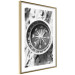 Poster Black and white compass - rocks and a compass pointing the right direction 114878 additionalThumb 6