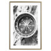 Poster Black and white compass - rocks and a compass pointing the right direction 114878 additionalThumb 14