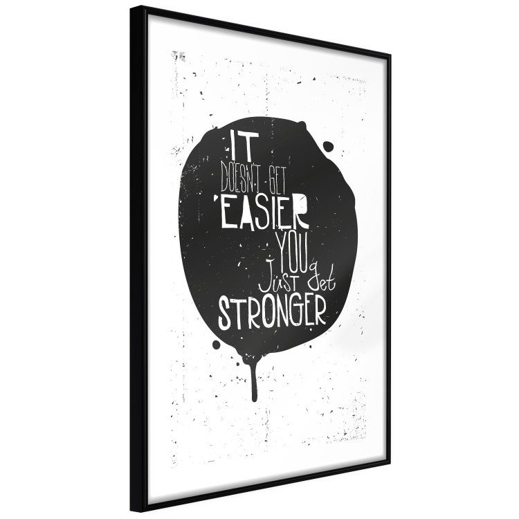 Poster Motivational quote - black and white composition with English texts 115078 additionalImage 11