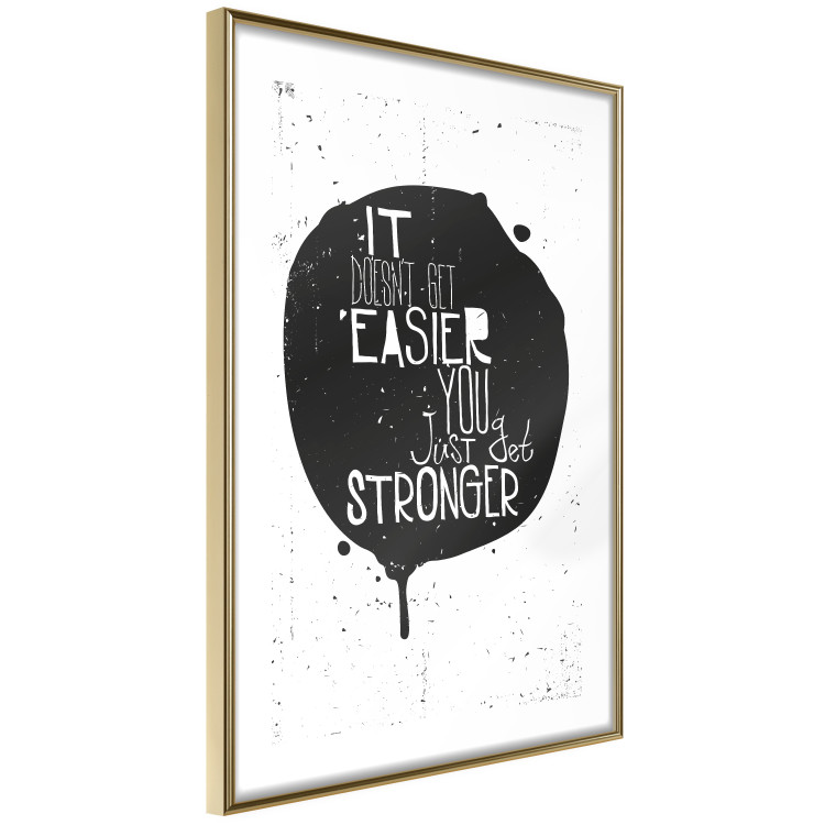 Poster Motivational quote - black and white composition with English texts 115078 additionalImage 6