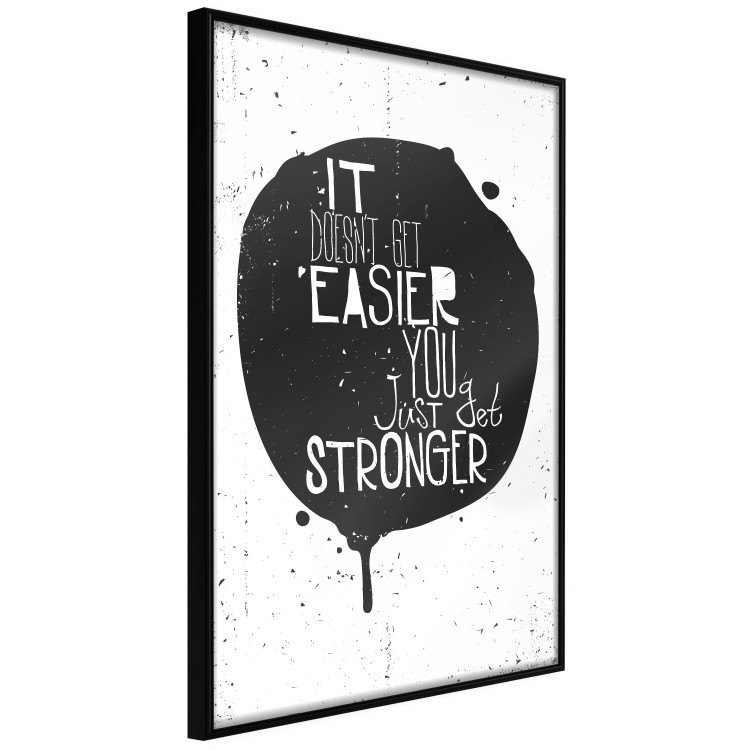 Poster Motivational quote - black and white composition with English texts 115078 additionalImage 10