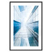 Poster Modern Skyscraper - blue sky amidst glass architecture 116678 additionalThumb 26