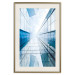 Poster Modern Skyscraper - blue sky amidst glass architecture 116678 additionalThumb 24