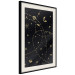 Poster Magical Galaxy - golden stars and symbols on a background of dark cosmos 117778 additionalThumb 13