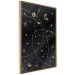 Poster Magical Galaxy - golden stars and symbols on a background of dark cosmos 117778 additionalThumb 2