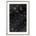 Poster Magical Galaxy - golden stars and symbols on a background of dark cosmos 117778 additionalThumb 16