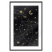 Poster Magical Galaxy - golden stars and symbols on a background of dark cosmos 117778 additionalThumb 15