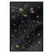 Poster Magical Galaxy - golden stars and symbols on a background of dark cosmos 117778 additionalThumb 24