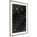 Poster Magical Galaxy - golden stars and symbols on a background of dark cosmos 117778 additionalThumb 4