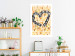 Wall Poster Summer Sign - unique composition with a heart in shades of brown 118278 additionalThumb 2