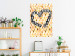 Wall Poster Summer Sign - unique composition with a heart in shades of brown 118278 additionalThumb 17