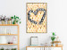 Wall Poster Summer Sign - unique composition with a heart in shades of brown 118278 additionalThumb 5