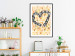Wall Poster Summer Sign - unique composition with a heart in shades of brown 118278 additionalThumb 4