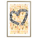 Wall Poster Summer Sign - unique composition with a heart in shades of brown 118278 additionalThumb 14