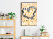 Wall Poster Summer Sign - unique composition with a heart in shades of brown 118278 additionalThumb 3