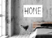 Wall Poster Black Home - black and white simple composition with English text 119278 additionalThumb 17