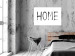 Wall Poster Black Home - black and white simple composition with English text 119278 additionalThumb 4