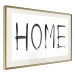 Wall Poster Black Home - black and white simple composition with English text 119278 additionalThumb 2