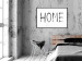 Wall Poster Black Home - black and white simple composition with English text 119278 additionalThumb 4