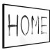 Wall Poster Black Home - black and white simple composition with English text 119278 additionalThumb 12