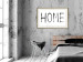 Wall Poster Black Home - black and white simple composition with English text 119278 additionalThumb 21