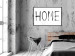 Wall Poster Black Home - black and white simple composition with English text 119278 additionalThumb 3