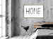Wall Poster Black Home - black and white simple composition with English text 119278 additionalThumb 13