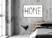 Wall Poster Black Home - black and white simple composition with English text 119278 additionalThumb 7