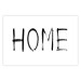 Wall Poster Black Home - black and white simple composition with English text 119278 additionalThumb 25