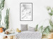 Wall Poster Lightness of the Moment - black and white simple composition with delicate dandelions 121978 additionalThumb 6