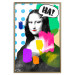 Poster Mona Lisa Pop Art - portrait of a woman in an abstract colorful motif 122378 additionalThumb 20