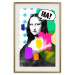 Poster Mona Lisa Pop Art - portrait of a woman in an abstract colorful motif 122378 additionalThumb 19
