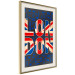Wall Poster City of Culture - design with UK flag motif and icon background 123578 additionalThumb 2
