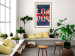 Wall Poster City of Culture - design with UK flag motif and icon background 123578 additionalThumb 21